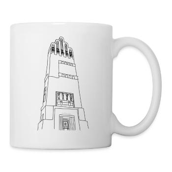 Darmstadt Mathildenhöhe - Tasse - Weiß - Rechts