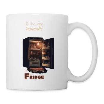 Frigo la nuit - Mug blanc - blanc - Droite