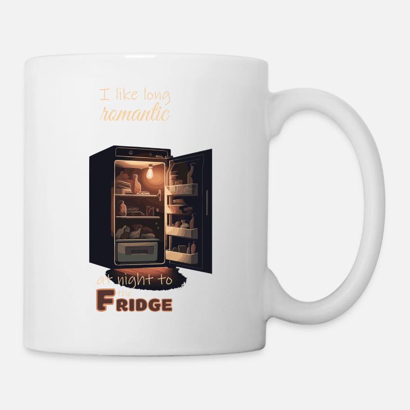 Fridge at Night - Mug - white