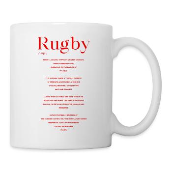 Rugby Definition - Mug - white - Right