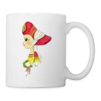 Edeldame 2 - Tasse - Weiß - Rechts