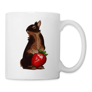 Black and Tan Bunny - Tasse - Weiß - Rechts