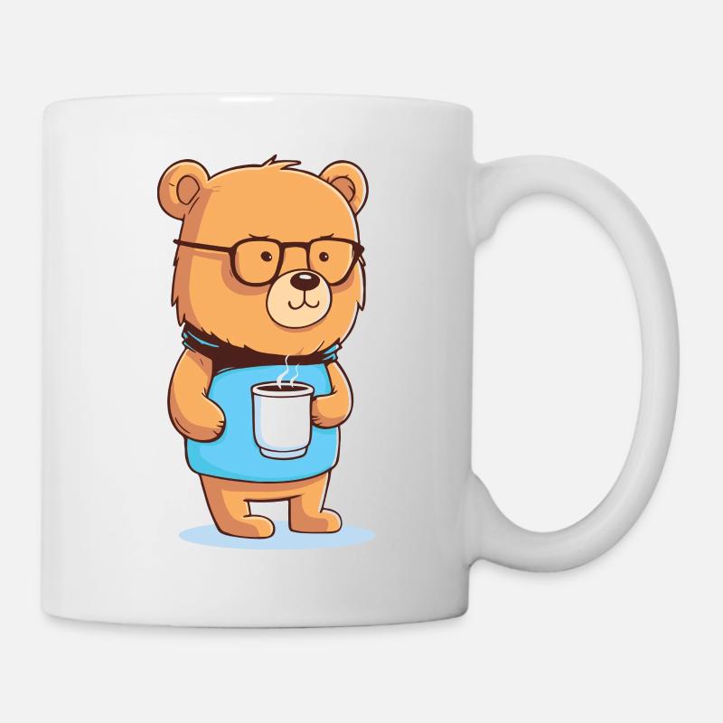 Tasse à café Ours - Mug blanc - blanc