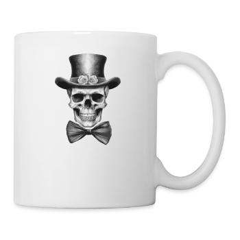 JGA Team Bräutigam Totenkopf Junggesellenabschied - Tasse - Weiß - Rechts