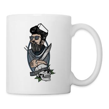 Boucher // Oldschool // Illustration - Mug blanc - blanc - Droite