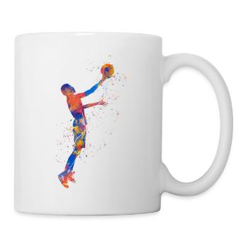 Basketballspieler - Tasse - Weiß - Rechts