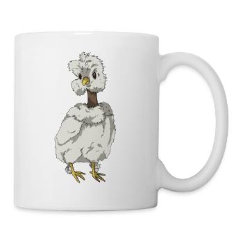 Poulet Chick Soie Poulet Race de poulet à cou nu - Mug blanc - blanc - Droite