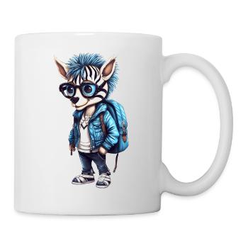 Cute Zebra Cartoon - Mug - white - Right