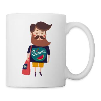 Sommer - Tasse - Weiß - Rechts