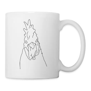 Rooster Minimalism - Mug - white - Right