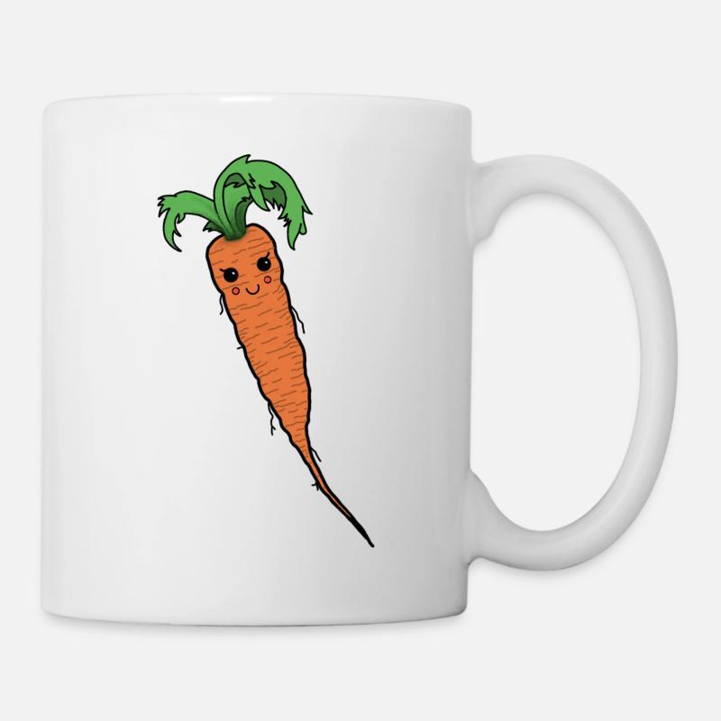 Möhre - Tasse - Weiß