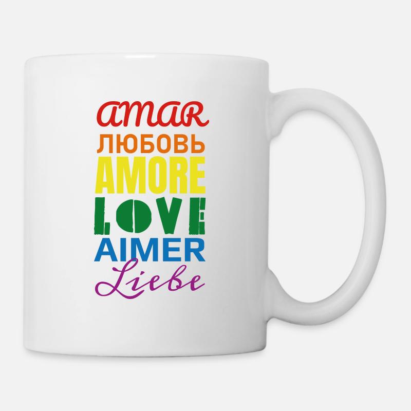 Liebe - Tasse - Weiß