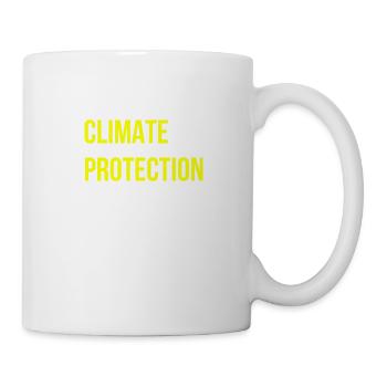 Slogan sur la protection du climat Français - Mug blanc - blanc - Droite