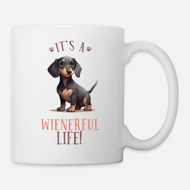 It's a Wienerful Life - Tasse - Weiß