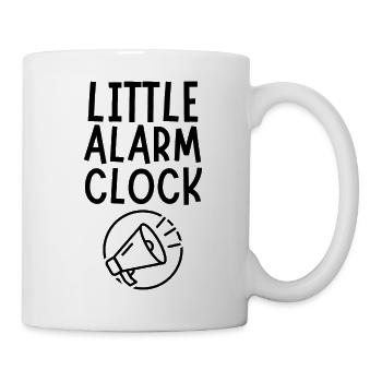 little alarm clock born birthday gift - Mug - white - Right
