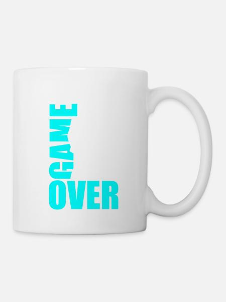 Hochzeitspaar Game Over Brautpaar Jga - Tasse - Weiß