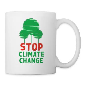 Stop Climate Change - Mug - white - Right