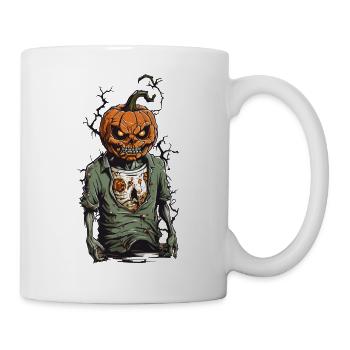 Spooky Pumpkin Zombie Halloween Night Horror - Mug - white - Right