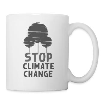 Stop Climate Change - Mug - white - Right