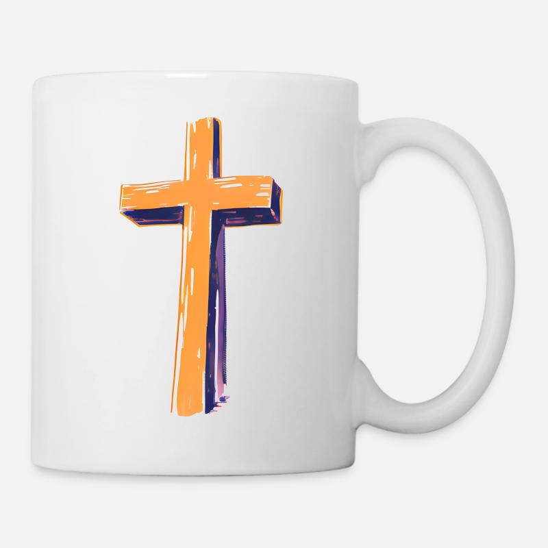 Croix - Mug blanc - blanc