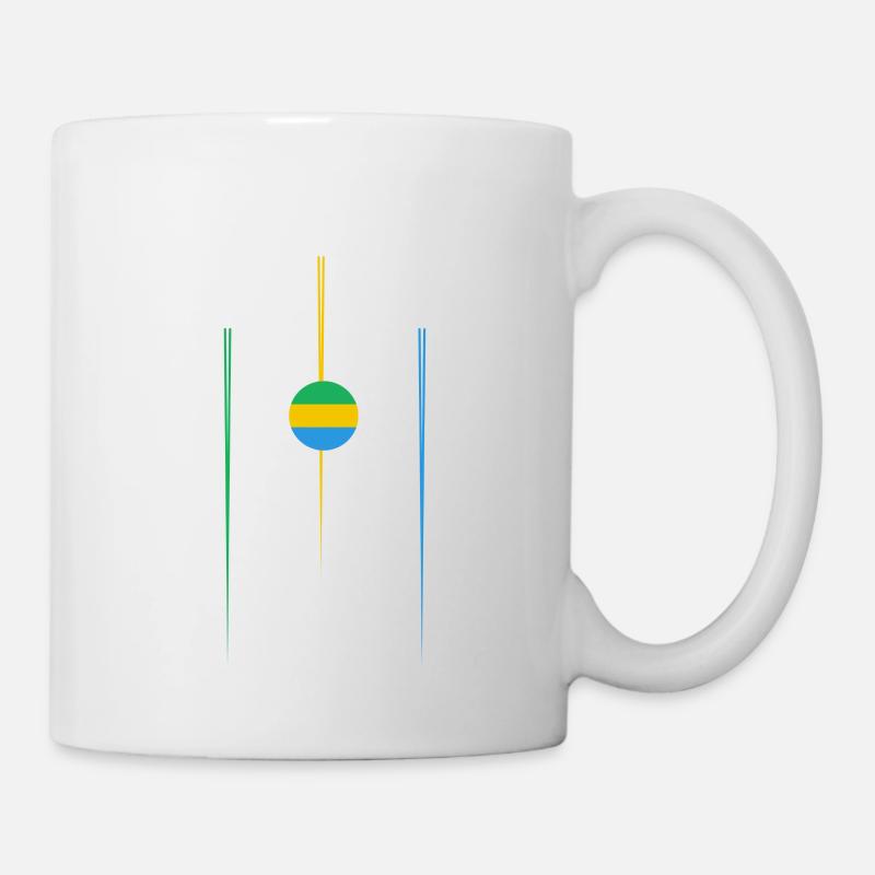 Gabon Lignes aériennes - Mug blanc - blanc