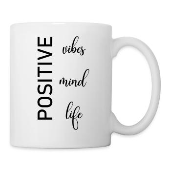 Positive thoughts - Mug - white - Right