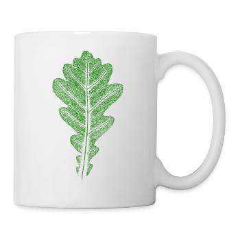 Leaf Oak / Oak Leaf - Leaves FOREST & Nature - Mug - white - Right