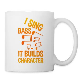 I Sing Bass It Builds Character 2 - Mug blanc - blanc - Droite
