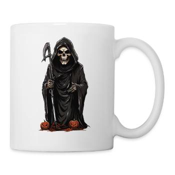Grim Reaper Pumpkins Halloween Chills and Horror - Mug - white - Right