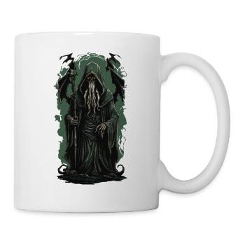 Magier Cthulhu Halloween Horror aus der Tiefe - Tasse - Weiß - Rechts