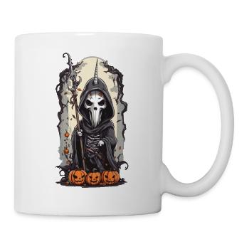 Licorne noire magique gothique Halloween sort - Mug blanc - blanc - Droite