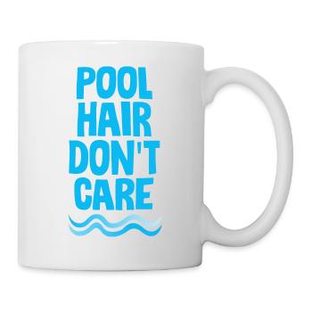 Piscine Cheveux Ne Pas Se Soucier 4 - Mug blanc - blanc - Droite