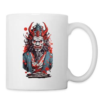 Oni Demon in Ukiyo-E Japan Art Style - Mug - white - Right