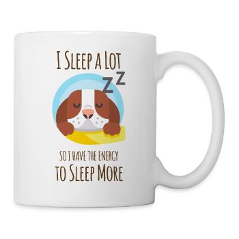 Sleep Lover Dog - Mug - white - Right