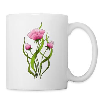 Flowers - Mug - white - Right