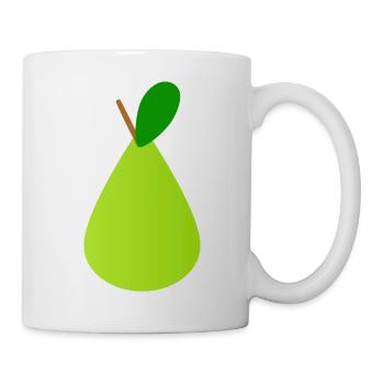 Poire - Mug blanc - blanc - Droite