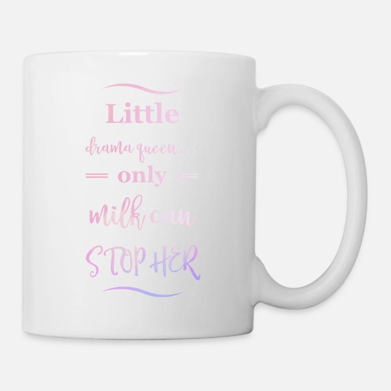 drama queen - Babysprüche - Tasse - Weiß