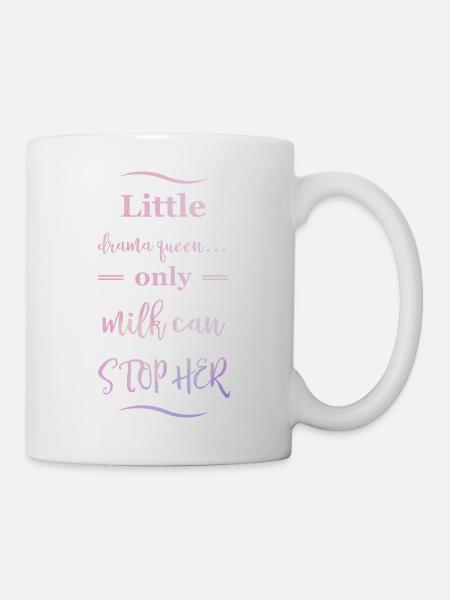 Drama Baby - Babysprüche - Tasse - Weiß