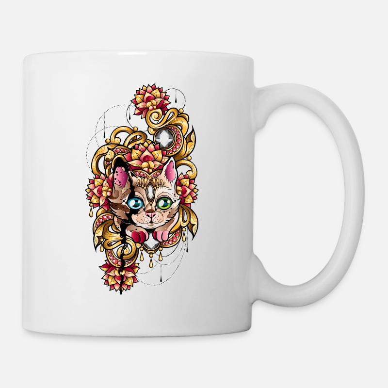 Katzen-Schätze - Tasse - Weiß