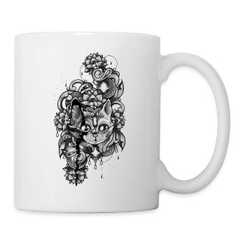 Trésors de chat - Mug blanc - blanc - Droite