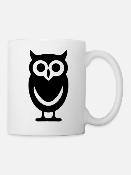 Steinkauz - Tasse - Weiß