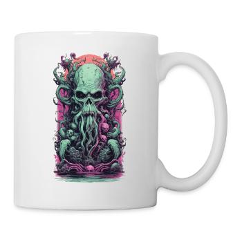 Conception de la pègre de heavy metal démon goule - Mug blanc - blanc - Droite