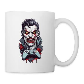 Spooky Halloween Gamer Gaming Design - Mug - white - Right