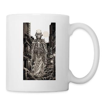 Yokai Skeleton Night Japan Anime Streetwear - Mug - white - Right