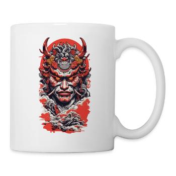 Japan Oni Demons Retro Tokyo Manga Design - Mug - white - Right