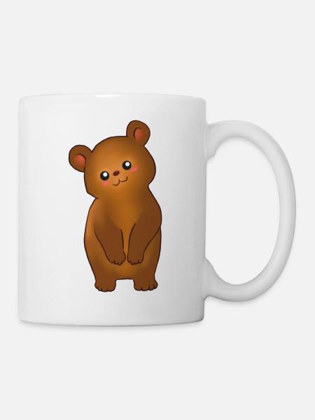 Teddy Bär cute - Tasse - Weiß