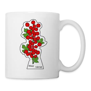 Red currants - Mug - white - Right
