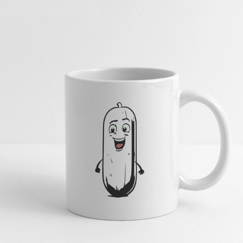 Comic Gurke Tasse