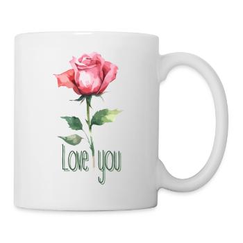 Je t’aime - Mug blanc - blanc - Droite