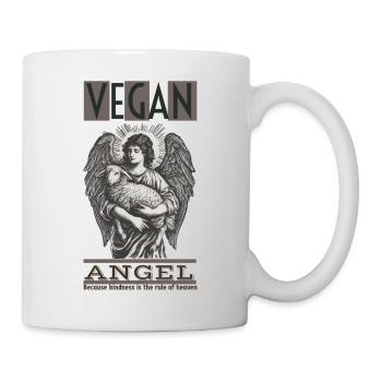 VEGANER ENGEL - Tasse - Weiß - Rechts